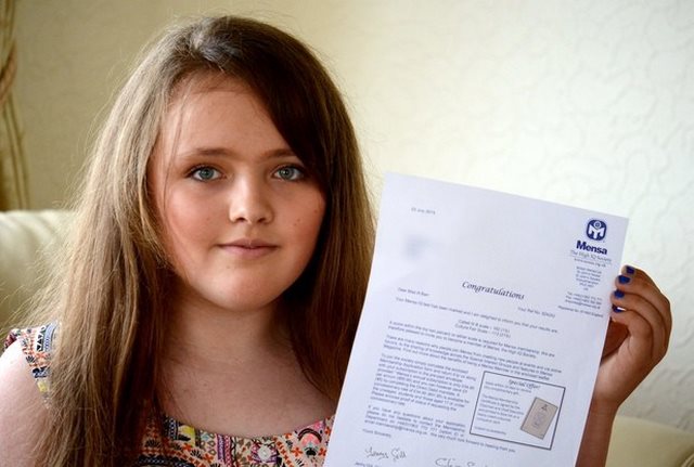 13χρονη Ρομά που ζει στη Βρετανία έχει υψηλότερο IQ από τον Χόκινγκ και τον Αϊνστάιν - Εικόνα 0