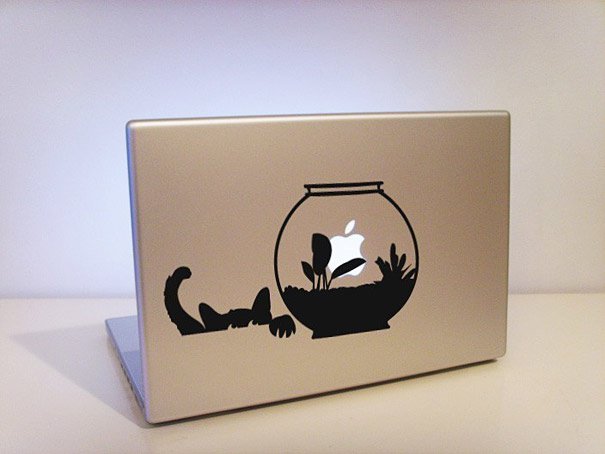 25 Δημιουργικά αυτοκόλλητα για να διακοσμήσετε το MacBook. (Φωτογραφίες) - Εικόνα23