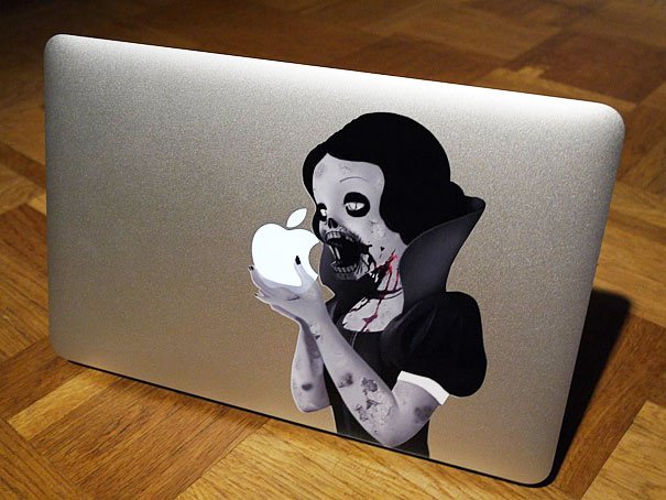 25 Δημιουργικά αυτοκόλλητα για να διακοσμήσετε το MacBook. (Φωτογραφίες) - Εικόνα24