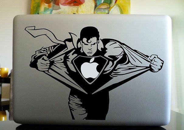 25 Δημιουργικά αυτοκόλλητα για να διακοσμήσετε το MacBook. (Φωτογραφίες) - Εικόνα8