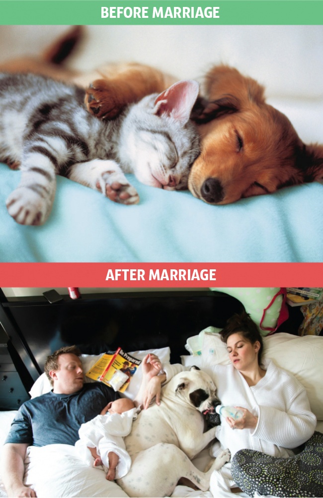 Η Ζωή Πριν και Μετά το Γάμο, μέσα από 9 Πανέξυπνες Φωτογραφίες. Για να τα βλέπουν οι ελεύθεροι… - Εικόνα3