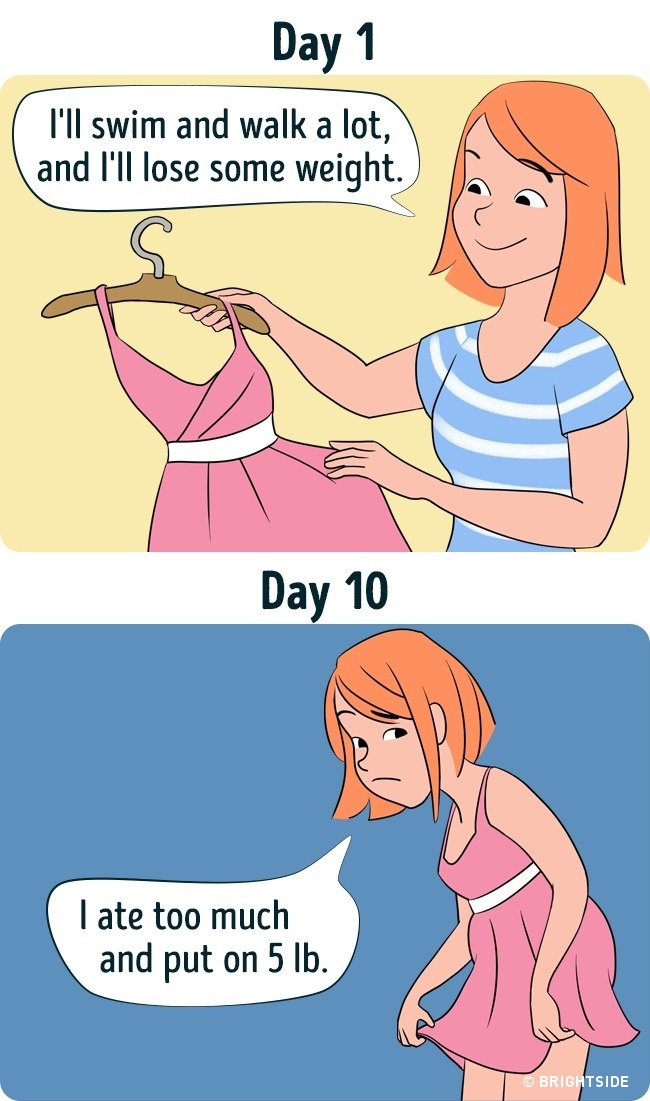 12 Αστεία Σκίτσα που αποτυπώνουν τέλεια τις διαφορές της 1ης Ημέρας Διακοπών με την Τελευταία! - Εικόνα9