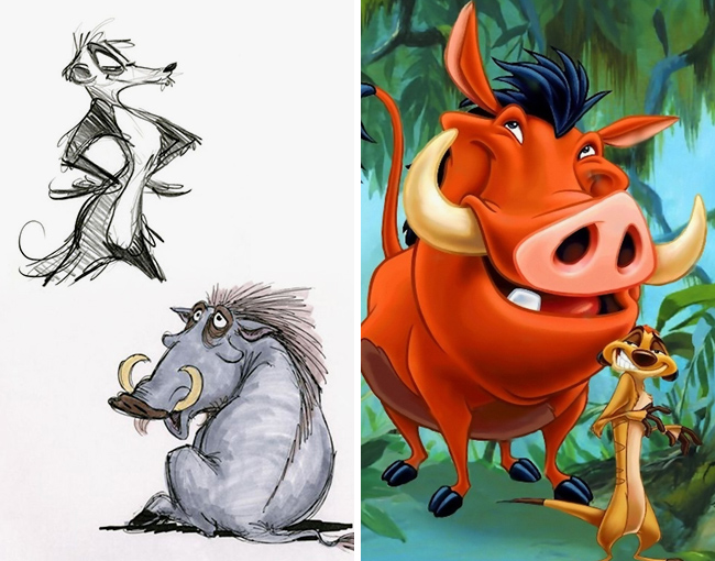 Τα αυθεντικά σχέδια των πιο γνωστών χαρακτήρων της Disney! - Εικόνα 1