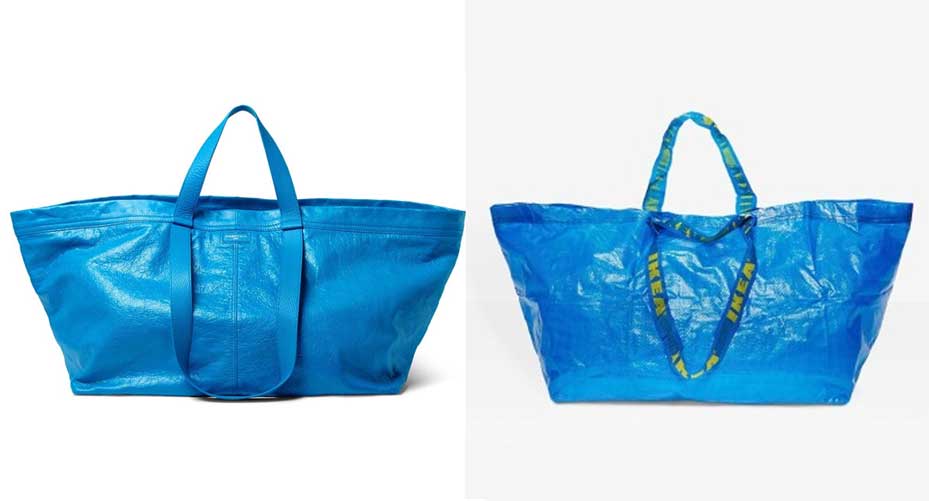 Ο Balenciaga αντέγραψε την τσάντα της ΙΚΕΑ και την πουλά για $2.000 – Η IKEA απάντησε - Εικόνα 