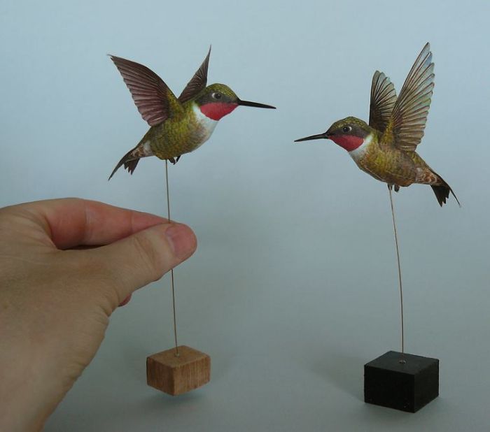 Εντυπωσιακά πουλιά φτιαγμένα απο χαρτί απο τον Johan Scherft - Εικόνα 2