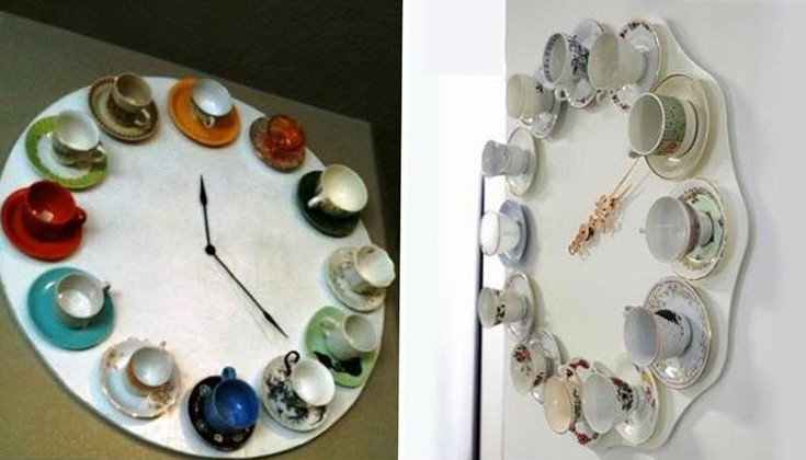 Εντυπωσιακά ρολόγια τοίχου απο απλά υλικά που όλοι έχουν στο σπίτι τους - Εικόνα 4