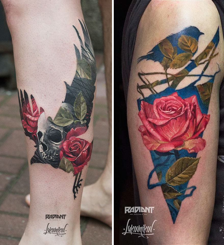 Εντυπωσιακά τατουάζ διπλής έκθεσης απο τον Andrey Lukovnikov - Εικόνα 8