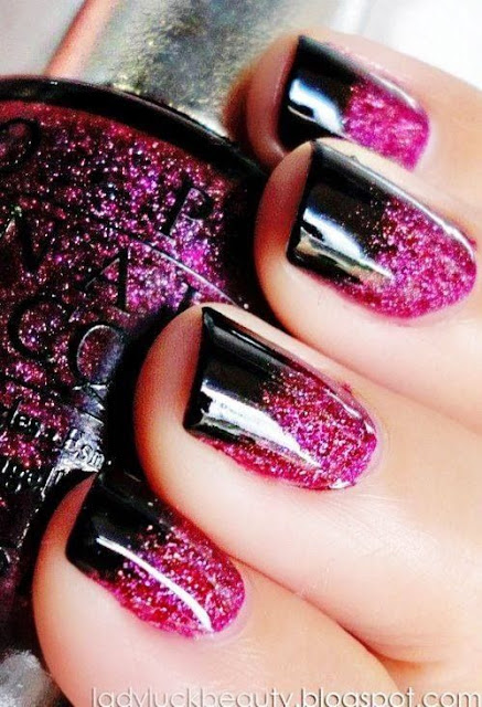 Φανταστική η καινούρια τάση της μόδας με μαύρο και ρόζ νύχια.! - Εικόνα6
