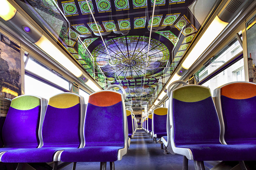Γαλλικά Τρένα Μετατρέπονται σε Κινούμενα Μουσεία Τέχνης! - Εικόνα 1