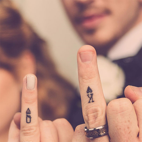 Γενναία ζευγάρια που διάλεξαν ταιριαστά γαμήλια τατουάζ αντί για δαχτυλίδια - Εικόνα 7
