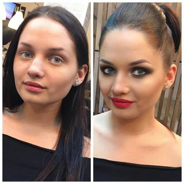 Γυναίκες πριν και μετά το μακιγιάζ... - Εικόνα 11