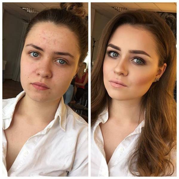 Γυναίκες πριν και μετά το μακιγιάζ... - Εικόνα 12