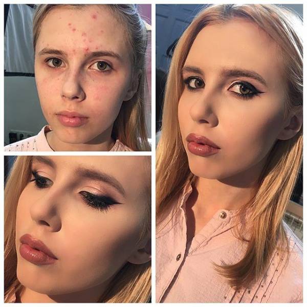 Γυναίκες πριν και μετά το μακιγιάζ... - Εικόνα 14