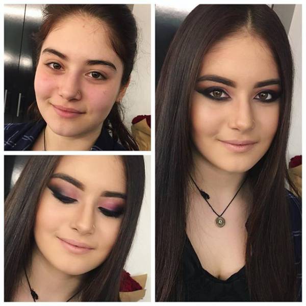 Γυναίκες πριν και μετά το μακιγιάζ... - Εικόνα 15