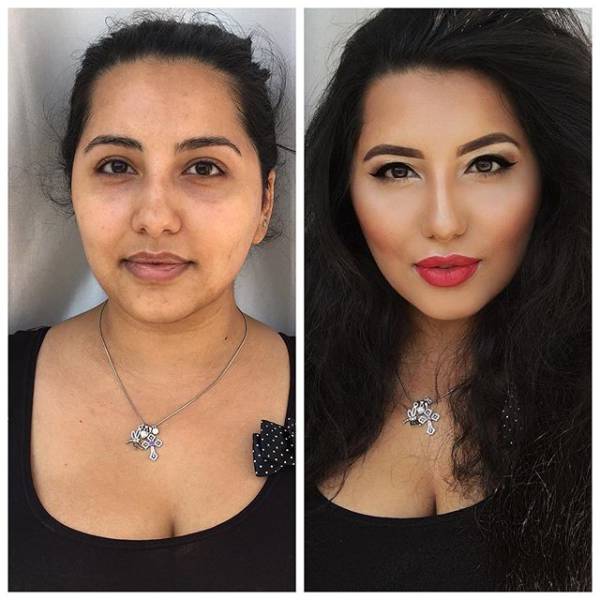 Γυναίκες πριν και μετά το μακιγιάζ... - Εικόνα 17