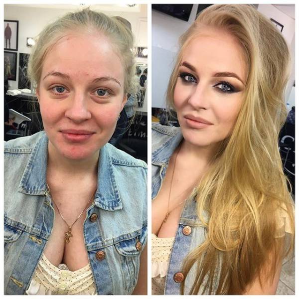 Γυναίκες πριν και μετά το μακιγιάζ... - Εικόνα 18