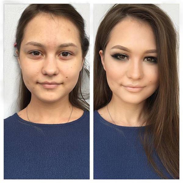 Γυναίκες πριν και μετά το μακιγιάζ... - Εικόνα 3