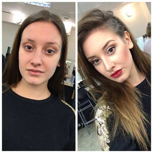 Γυναίκες πριν και μετά το μακιγιάζ... - Εικόνα 7