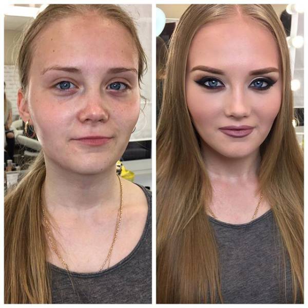 Γυναίκες πριν και μετά το μακιγιάζ... - Εικόνα 9