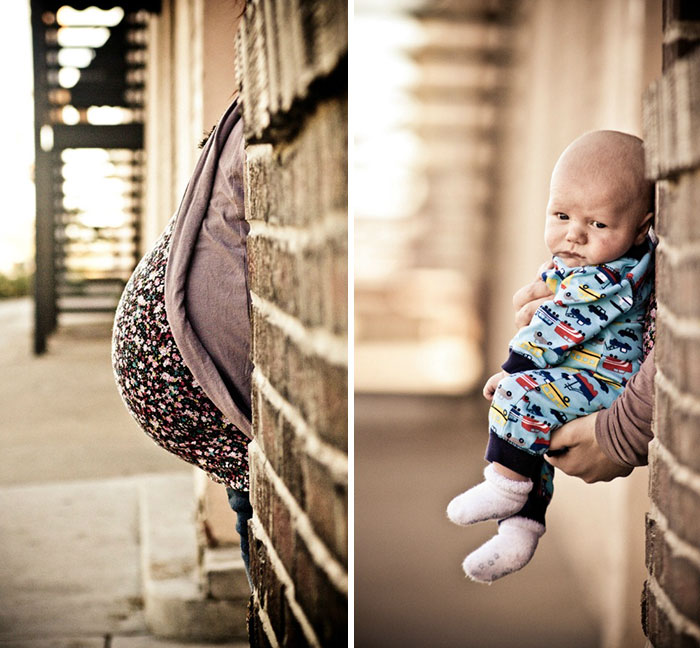 Γλυκές και δημιουργικές φωτογραφίες μαμάδων πριν και μετά τη γέννα!!! - Εικόνα 31