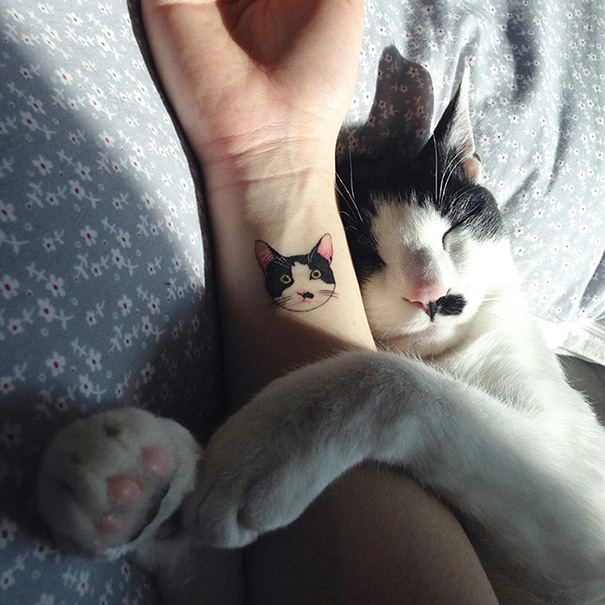 20 από τις καλύτερες ιδέες για τατουάζ με γάτες - Εικόνα 14