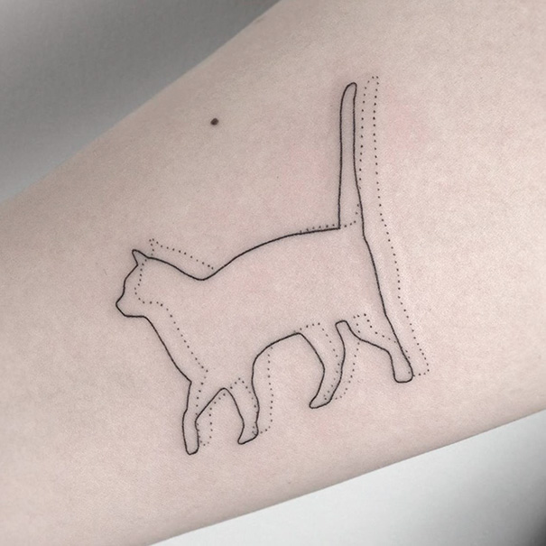 20 από τις καλύτερες ιδέες για τατουάζ με γάτες - Εικόνα 24
