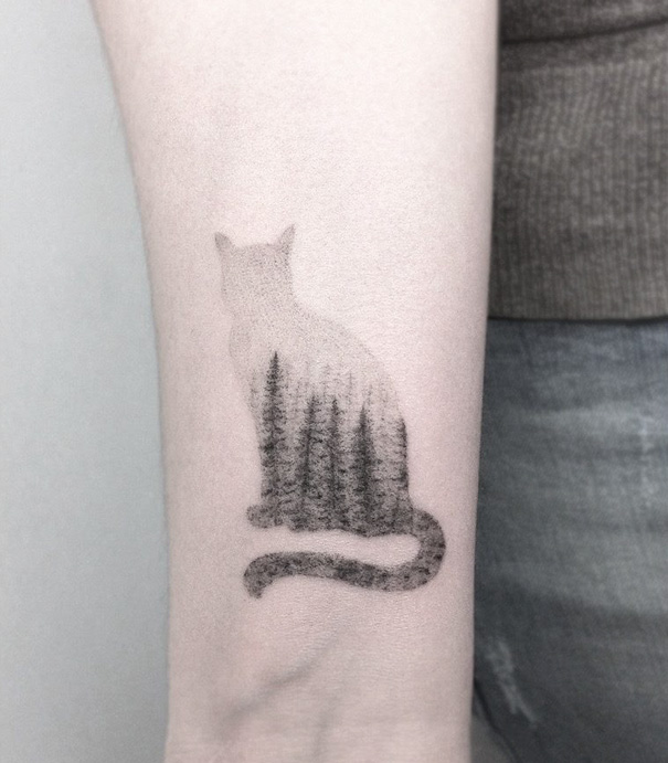 20 από τις καλύτερες ιδέες για τατουάζ με γάτες - Εικόνα 26