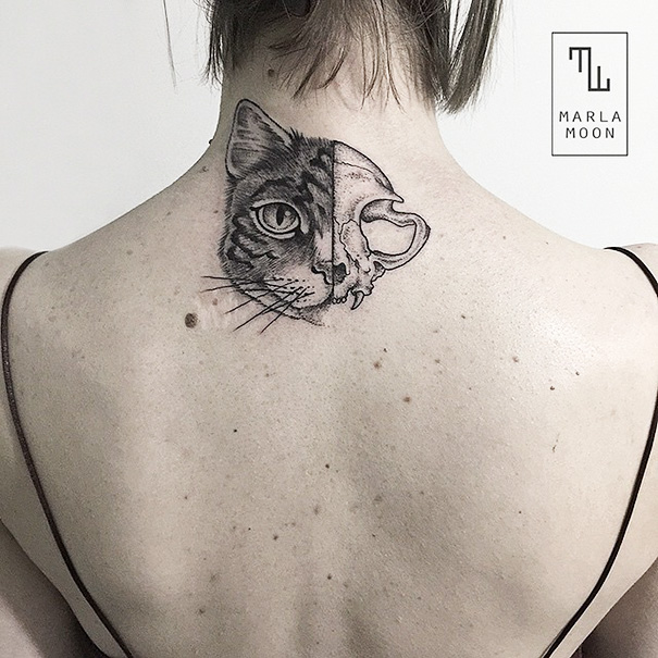 20 από τις καλύτερες ιδέες για τατουάζ με γάτες - Εικόνα 30