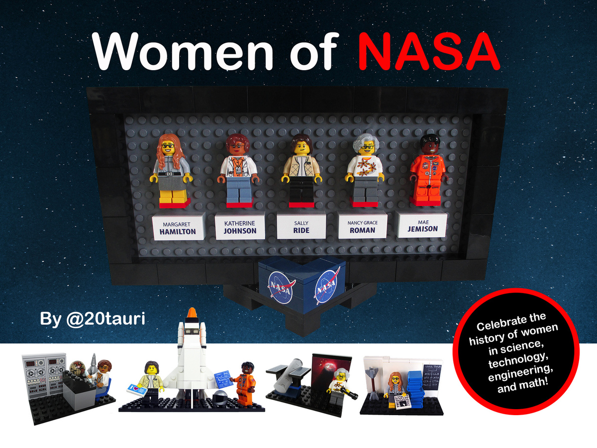 Η Lego με τις νέες φιγούρες της τιμά τις γυναίκες της επιστήμης, ξεκινώντας από τις «γυναίκες της ΝΑSA» - Εικόνα
