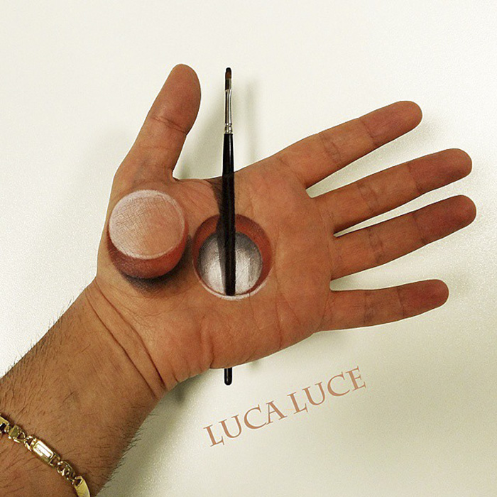 Μοναδικές τρισδιάστατες οφθαλμαπάτες στην παλάμη του χεριού του απο τον Luca Luce - Εικόνα 17