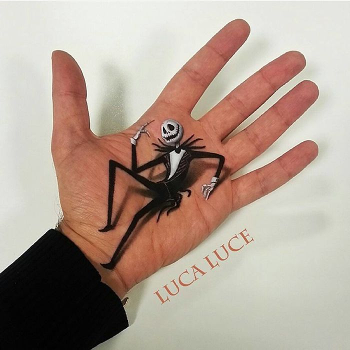 Μοναδικές τρισδιάστατες οφθαλμαπάτες στην παλάμη του χεριού του απο τον Luca Luce - Εικόνα 36