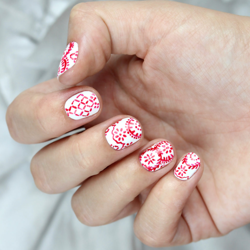 10 nail designs που δίνουν έμπνευση για να δεις το κόκκινο βερνίκι αλλιώς! - Εικόνα16