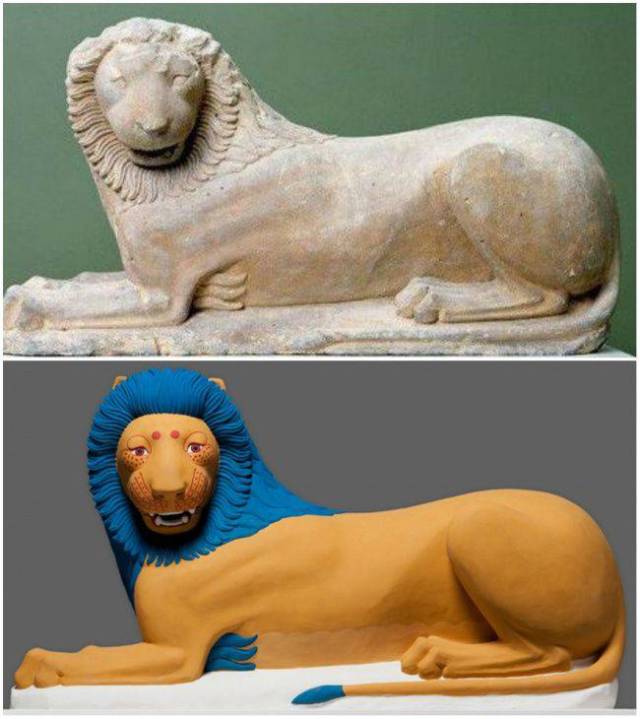 Για όσους δεν το γνωρίζουν τα αρχαία Ελληνικά αγάλματα ήταν καλυμμένα με έντονα χρώματα - Εικόνα 9