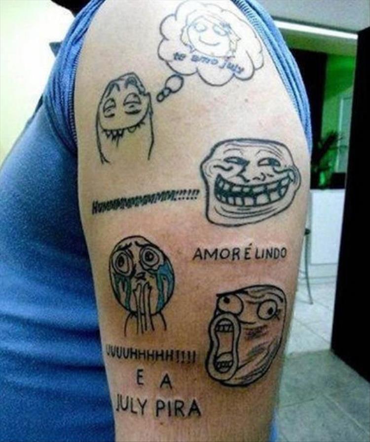 Όταν τα memes γίνονται tattoos απορώ τι άλλο έχει μείνει να δούμε - Εικόνα 92