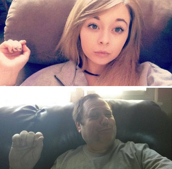 Πατέρας τρολάρει τις selfies της κόρης του χωρίς κανένα έλεος - Εικόνα 13