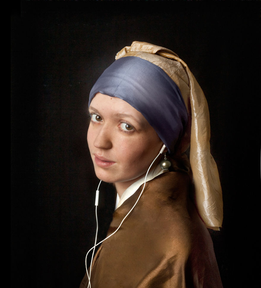 Πολωνή καλλιτέχνης αναδημιουργεί κλασσικά πορτρέτα προσθέτοντας μια μοντέρνα νότα ... - Εικόνα 1