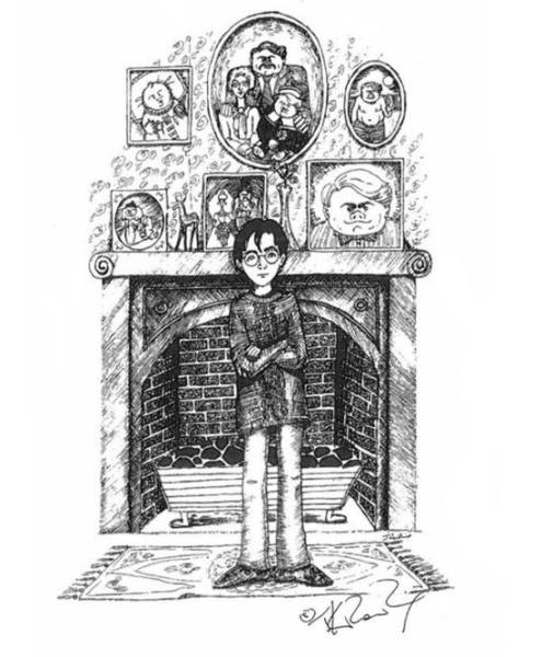 Προσωπικά σκίτσα του Harry Potter απο την J.K. Rowling - Εικόνα 1