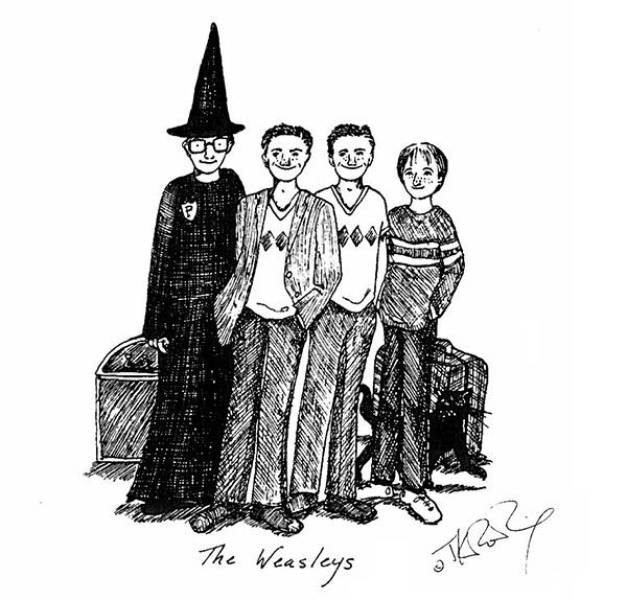 Προσωπικά σκίτσα του Harry Potter απο την J.K. Rowling - Εικόνα 3