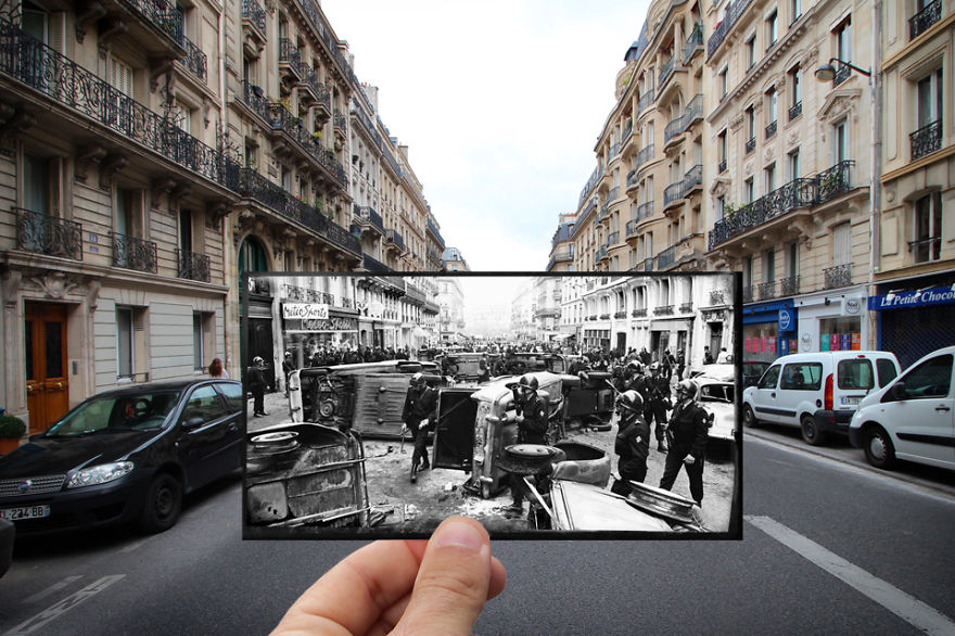 Συνδύασε παλιές και καινούργιες φωτογραφίες του Παρισιού και έφτιαξε ένα καταπληκτικό αποτέλεσμα! - Εικόνα 14