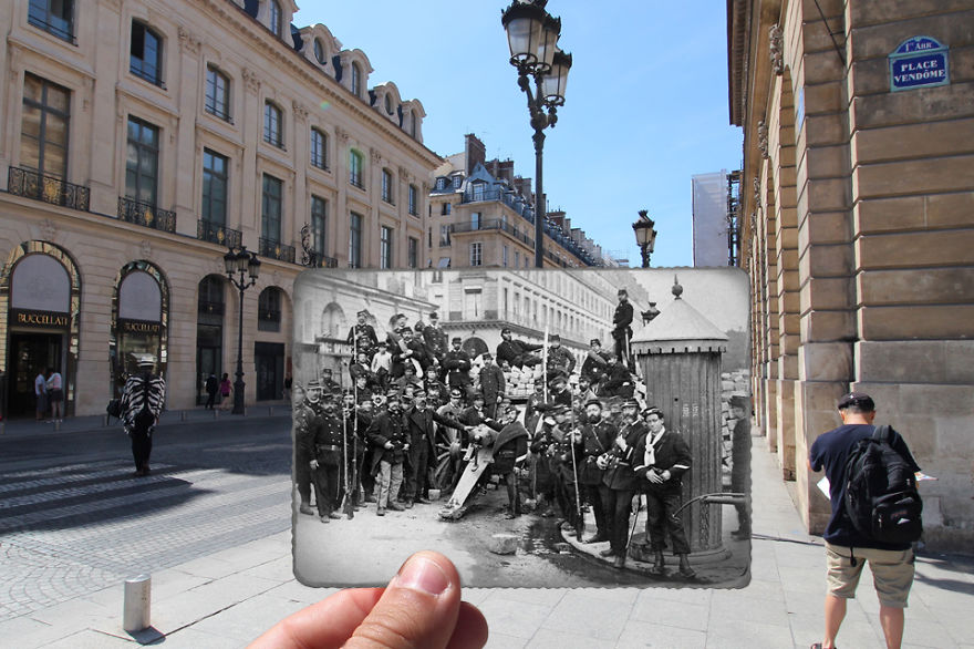 Συνδύασε παλιές και καινούργιες φωτογραφίες του Παρισιού και έφτιαξε ένα καταπληκτικό αποτέλεσμα! - Εικόνα 4