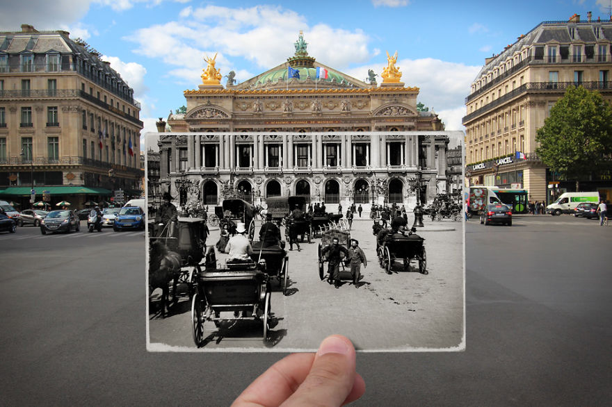 Συνδύασε παλιές και καινούργιες φωτογραφίες του Παρισιού και έφτιαξε ένα καταπληκτικό αποτέλεσμα! - Εικόνα 6