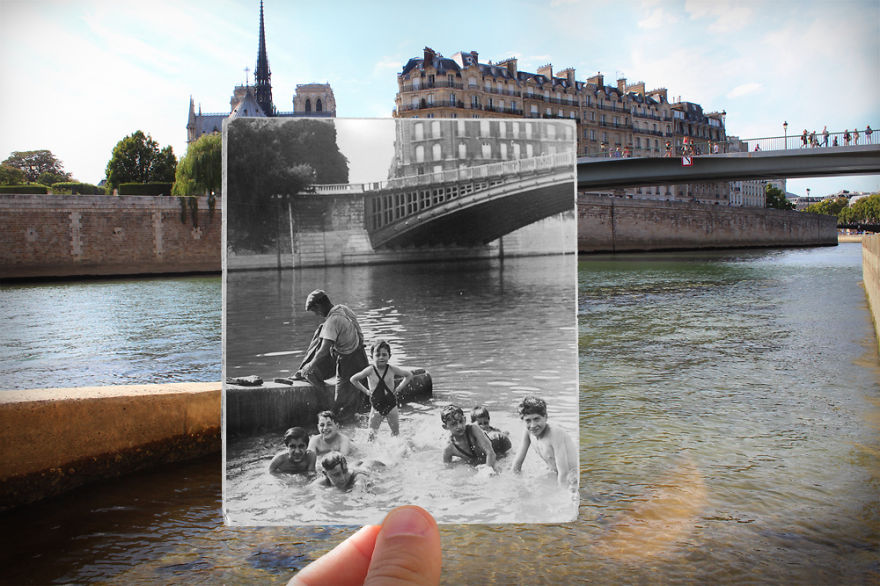 Συνδύασε παλιές και καινούργιες φωτογραφίες του Παρισιού και έφτιαξε ένα καταπληκτικό αποτέλεσμα! - Εικόνα 7