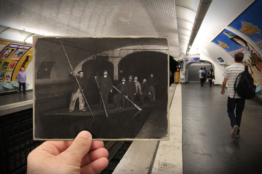 Συνδύασε παλιές και καινούργιες φωτογραφίες του Παρισιού και έφτιαξε ένα καταπληκτικό αποτέλεσμα! - Εικόνα 9