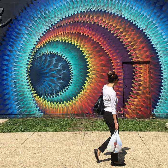 Ο street artist Hoxxoh γεμίζει το Miami καλειδοσκοπικά graffiti murals - Εικόνα 2
