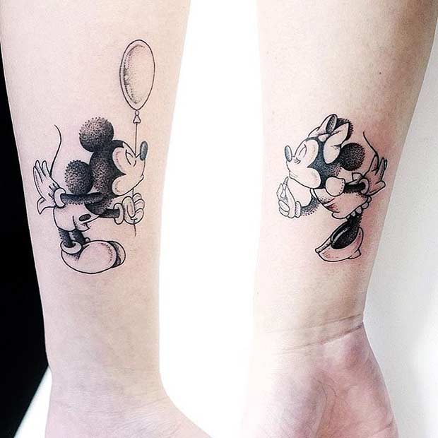 Tattoo για γυναίκες που αγαπάνε τα παραμύθια της Dinsey - Εικόνα 3