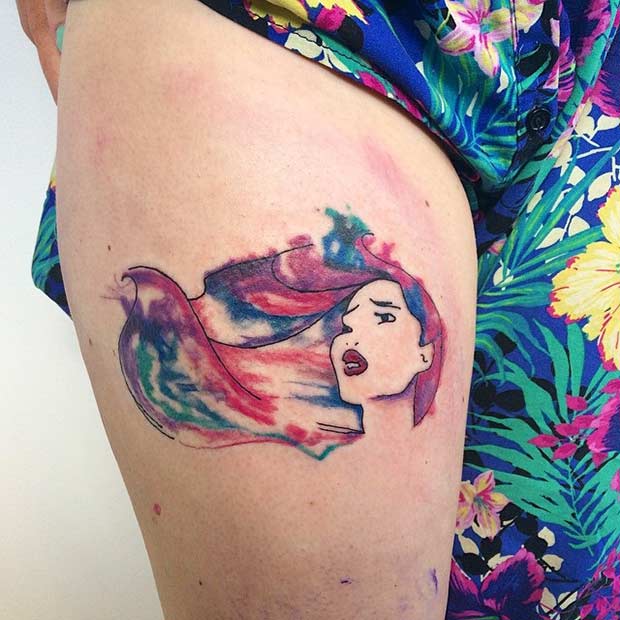 Tattoo για γυναίκες που αγαπάνε τα παραμύθια της Dinsey - Εικόνα 6