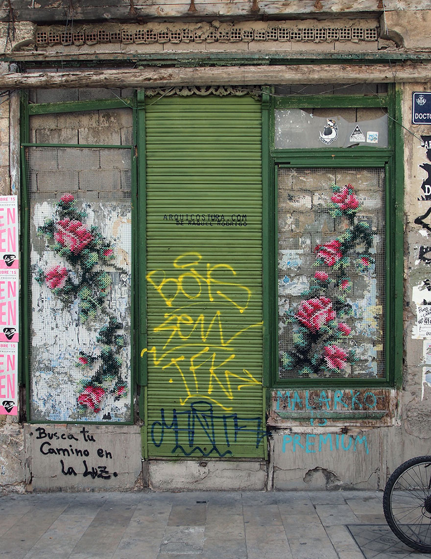 Η τέχνη του πλεξίματος στους δρόμους της Μαδρίτης απο τον Raquel Rodrigo - Εικόνα 10