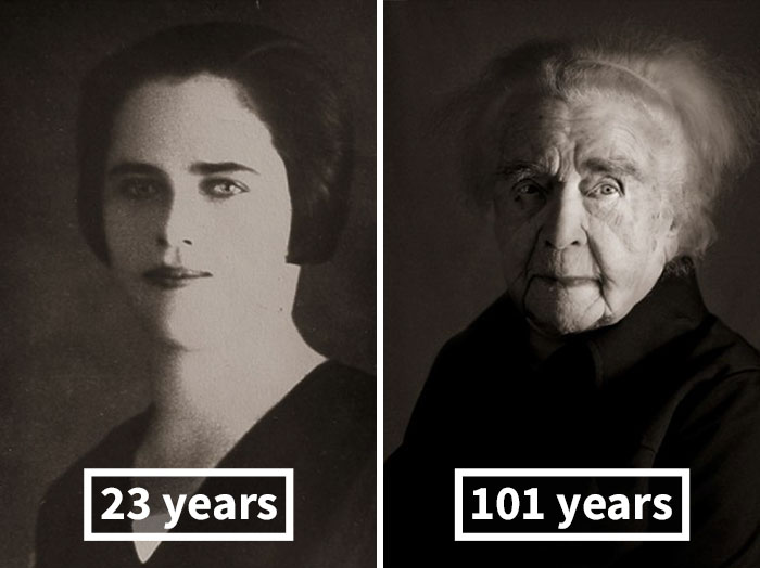 Τότε και Σήμερα Άνδρες και Γυναίκες φωτογραφίζονται στα 100 τους χρόνια! - Εικόνα 10