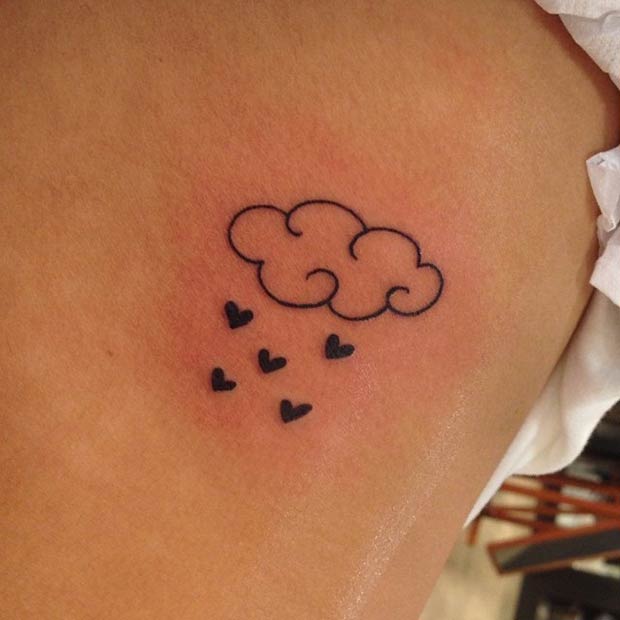 Χαριτωμένα μικρά tattoo με συννεφάκια!! - Εικόνα 3