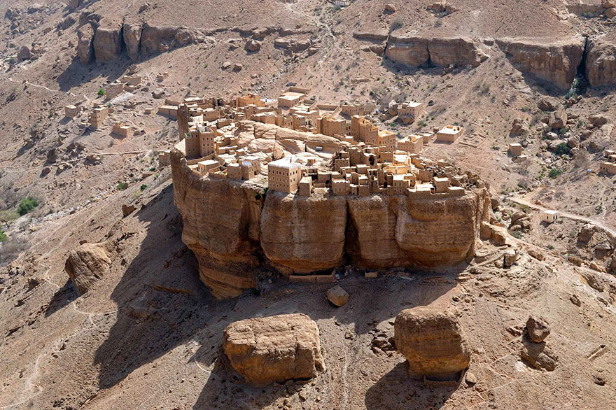 Το χωριό στην Υεμένη που μοιάζει να βγήκε από τον Άρχοντα των Δαχτυλιδιών. - Εικόνα 1